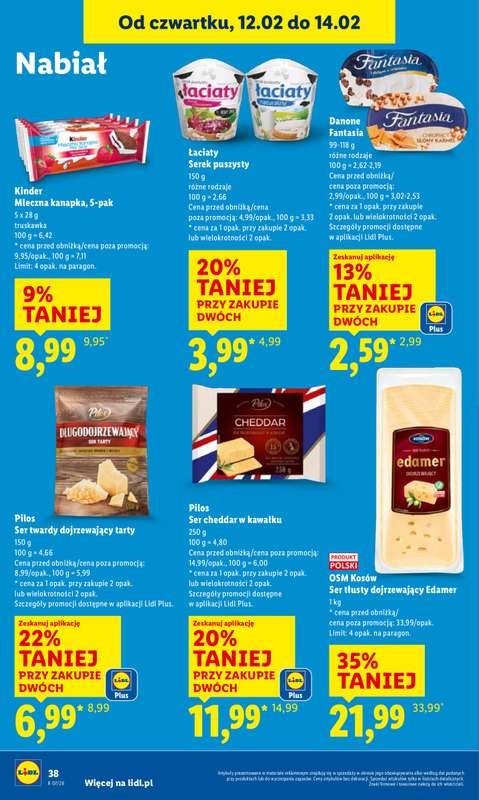 Lidl - gazetka promocyjna Oferta od czwartku od czwartku 12.02 do soboty 14.02 - strona 38