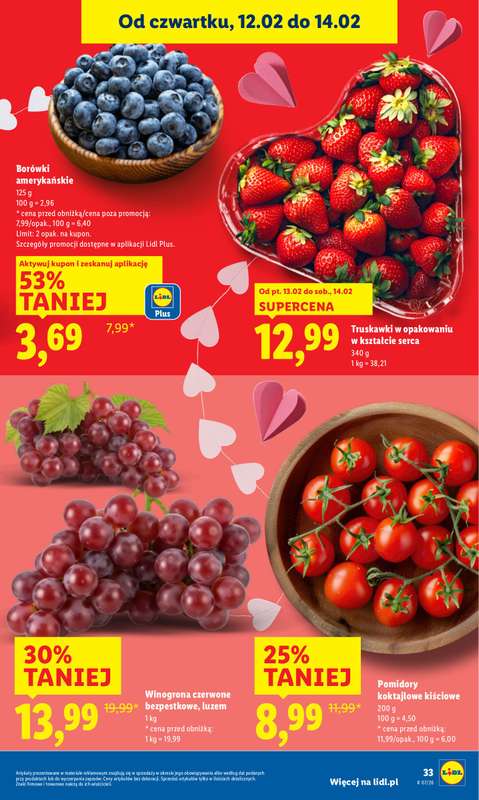 Lidl - gazetka promocyjna Oferta od czwartku od czwartku 12.02 do soboty 14.02 - strona 33