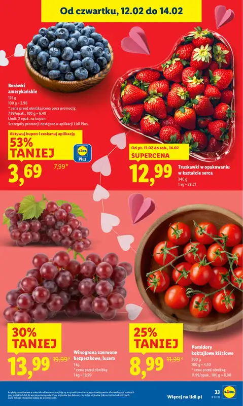 Lidl - gazetka promocyjna Oferta od czwartku od czwartku 12.02 do soboty 14.02 - strona 33