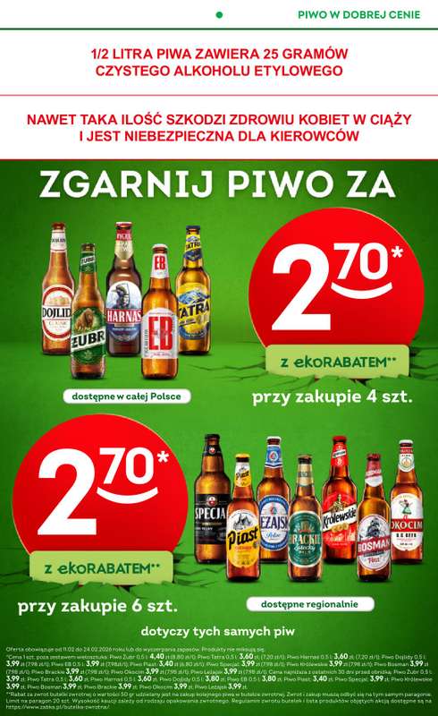 Żabka - gazetka promocyjna Gazetka od środy 11.02 do wtorku 24.02 - strona 24