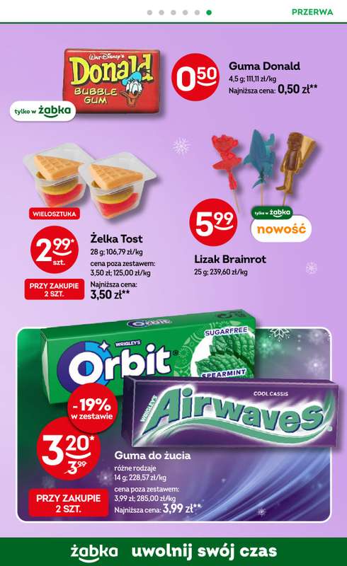 Żabka - gazetka promocyjna Gazetka od środy 11.02 do wtorku 24.02 - strona 55