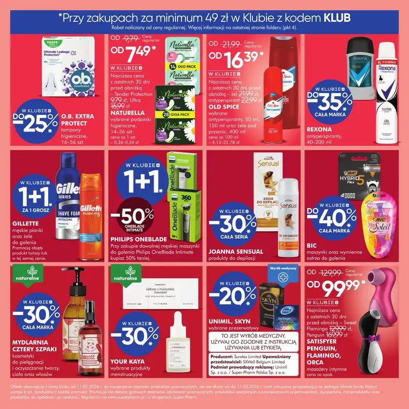 Super-Pharm - gazetka promocyjna Dni Klubu od środy 11.02 do wtorku 17.02 - strona 9