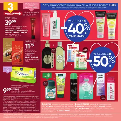 Super-Pharm - gazetka promocyjna Dni Klubu od środy 11.02 do wtorku 17.02 - strona 2