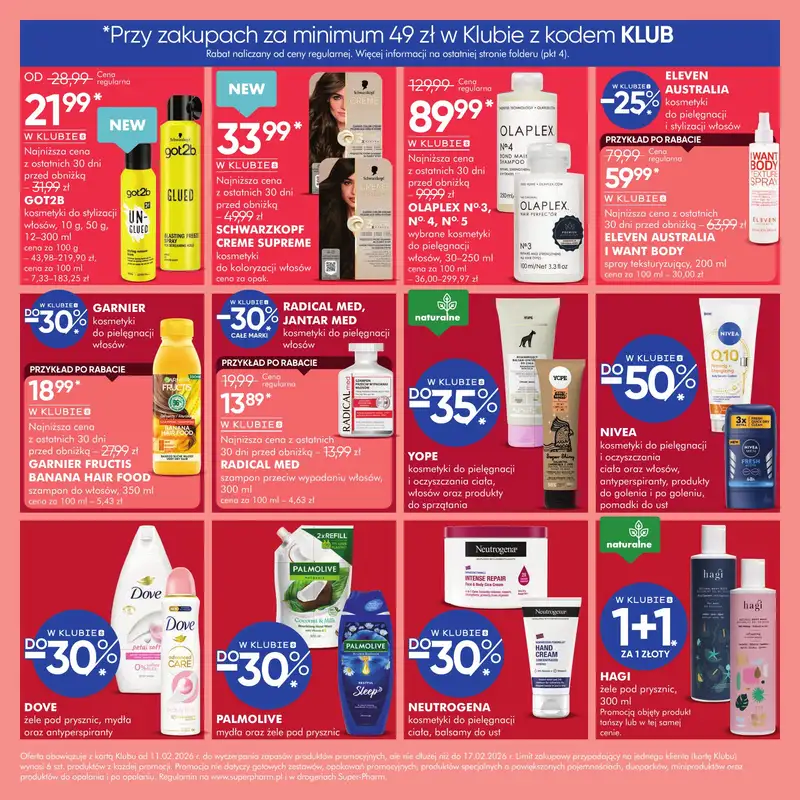 Super-Pharm - gazetka promocyjna Dni Klubu od środy 11.02 do wtorku 17.02 - strona 8