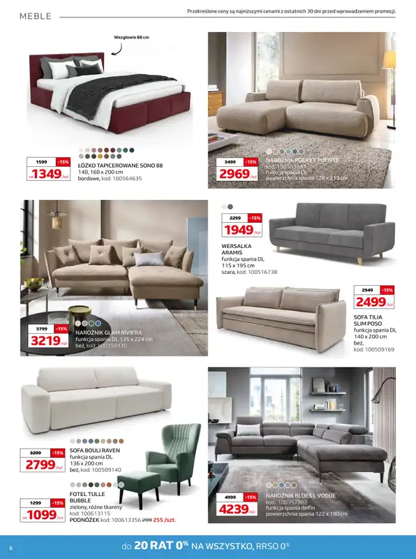 Komfort - gazetka promocyjna Gazetka od środy 11.02 do wtorku 17.03 - strona 6