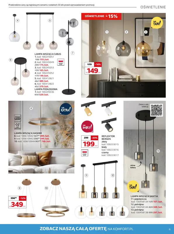 Komfort - gazetka promocyjna Gazetka od środy 11.02 do wtorku 17.03 - strona 11