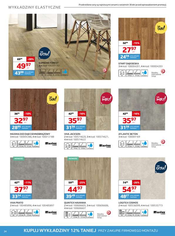 Komfort - gazetka promocyjna Gazetka od środy 11.02 do wtorku 17.03 - strona 24