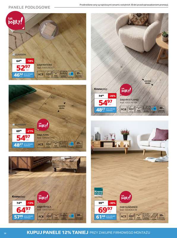 Komfort - gazetka promocyjna Gazetka od środy 11.02 do wtorku 17.03 - strona 14