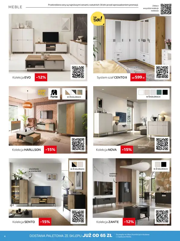 Komfort - gazetka promocyjna Gazetka od środy 11.02 do wtorku 17.03 - strona 4