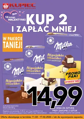 Kupiec - gazetka promocyjna Promopaki od środy 11.02 do wtorku 17.02 - strona 6