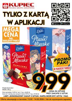 Kupiec - gazetka promocyjna Promocja od piątku 13.02 do soboty 14.02