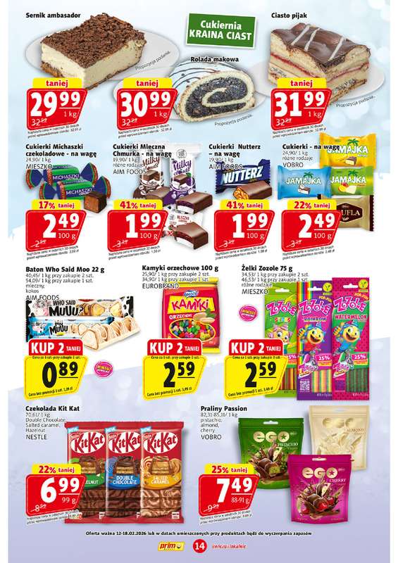 Prim Market - gazetka promocyjna Gazetka od czwartku 12.02 do środy 18.02 - strona 14