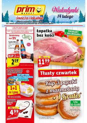 Prim Market - gazetka promocyjna Gazetka od czwartku 12.02 do środy 18.02