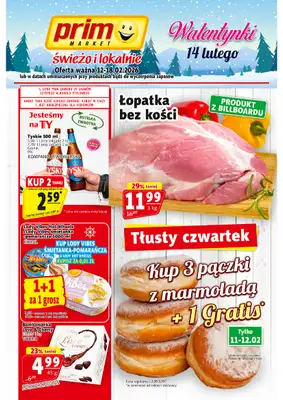 Prim Market - gazetka promocyjna Gazetka od czwartku 12.02 do środy 18.02