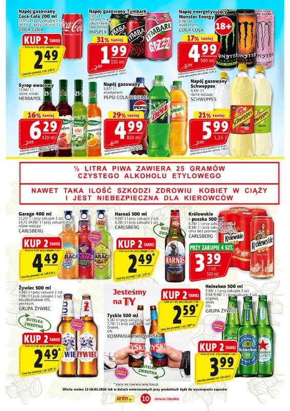 Prim Market - gazetka promocyjna Gazetka od czwartku 12.02 do środy 18.02 - strona 10