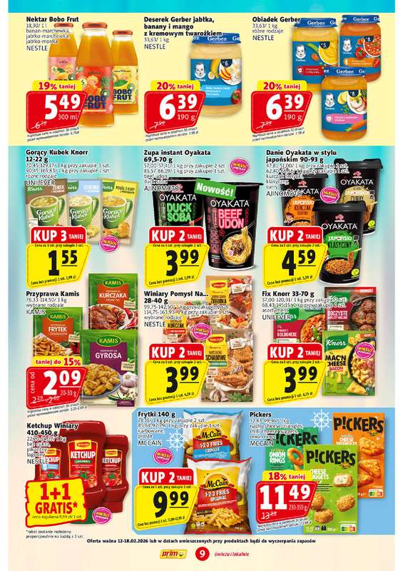 Prim Market - gazetka promocyjna Gazetka od czwartku 12.02 do środy 18.02 - strona 9