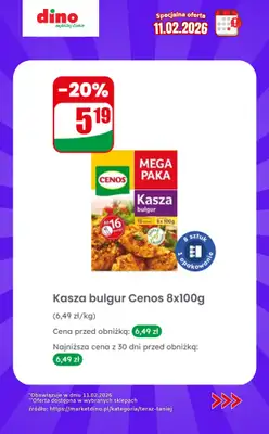 Dino - gazetka promocyjna Specjalna oferta na 11.02.2026 - promocje spoza gazetki od środy 11.02 do środy 11.02 - strona 9