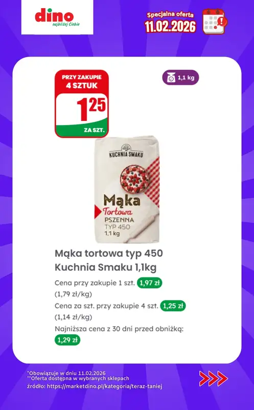 Dino - gazetka promocyjna Specjalna oferta na 11.02.2026 - promocje spoza gazetki od środy 11.02 do środy 11.02 - strona 11
