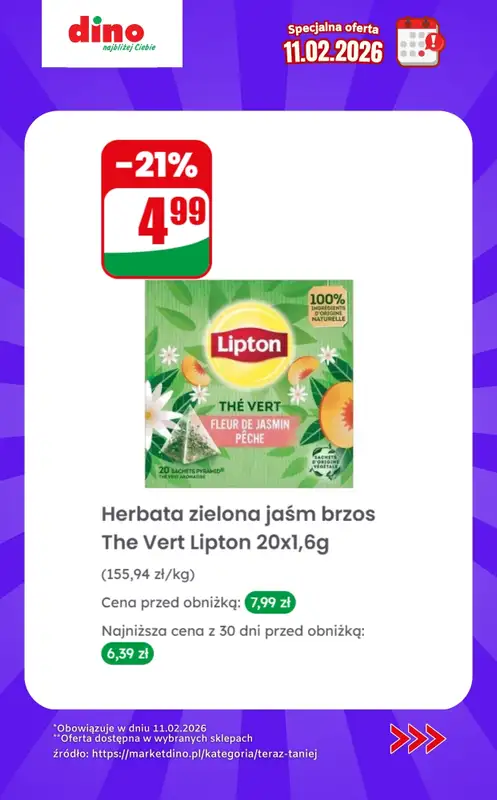 Dino - gazetka promocyjna Specjalna oferta na 11.02.2026 - promocje spoza gazetki od środy 11.02 do środy 11.02 - strona 6