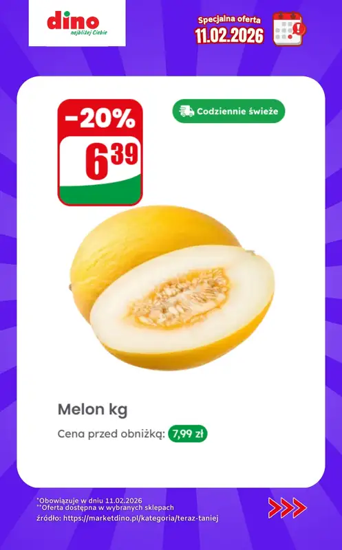 Dino - gazetka promocyjna Specjalna oferta na 11.02.2026 - promocje spoza gazetki od środy 11.02 do środy 11.02 - strona 2