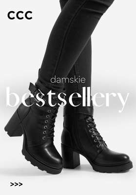 CCC - gazetka promocyjna BESTSELLERY - obuwie damskie od środy 11.02 