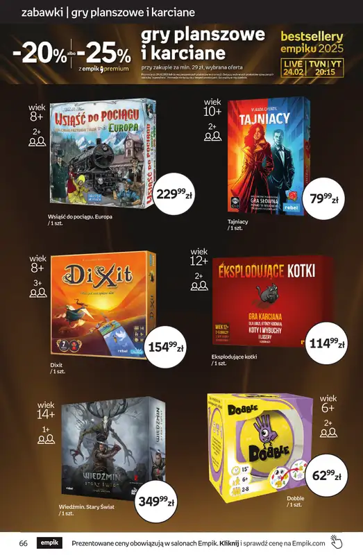 Empik - gazetka promocyjna Tom kultury: zabawki od środy 11.02 do wtorku 24.02 - strona 8