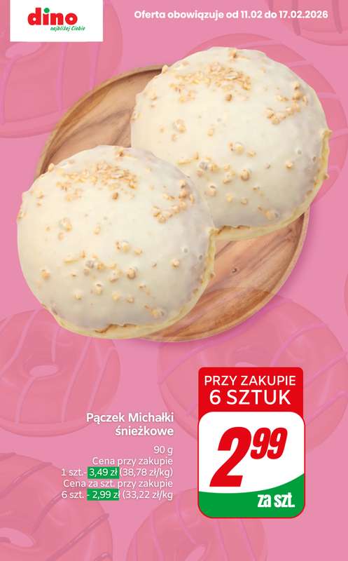 Dino - gazetka promocyjna Przegląd pączków! od środy 11.02 do wtorku 17.02 - strona 3