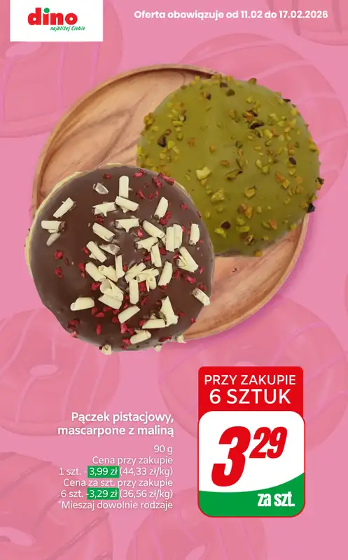 Dino - gazetka promocyjna Przegląd pączków! od środy 11.02 do wtorku 17.02 - strona 2