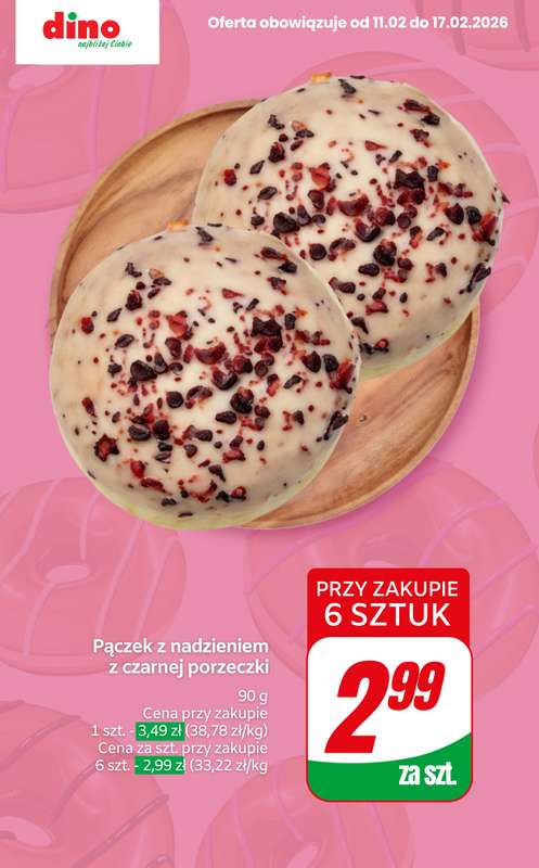 Dino - gazetka promocyjna Przegląd pączków! od środy 11.02 do wtorku 17.02 - strona 4