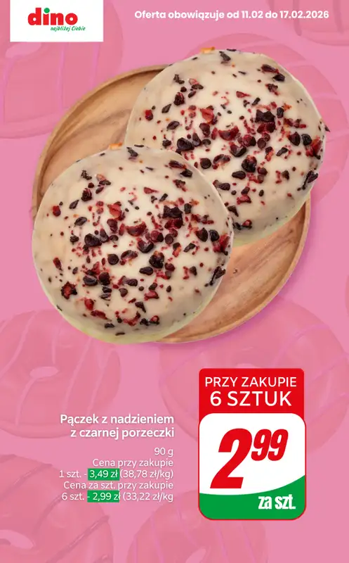 Dino - gazetka promocyjna Przegląd pączków! od środy 11.02 do wtorku 17.02 - strona 4
