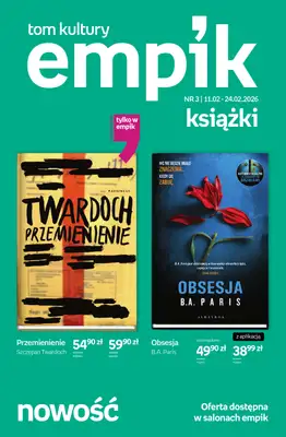 Empik - gazetka promocyjna Tom kultury: książki od środy 11.02 do wtorku 24.02