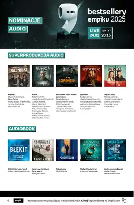 Empik - gazetka promocyjna Tom kultury: książki od środy 11.02 do wtorku 24.02 - strona 4