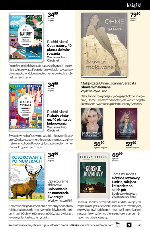 Empik - gazetka promocyjna Tom kultury: książki od środy 11.02 do wtorku 24.02 - strona 41