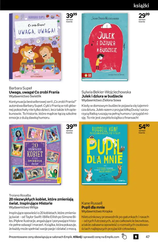 Empik - gazetka promocyjna Tom kultury: książki od środy 11.02 do wtorku 24.02 - strona 47