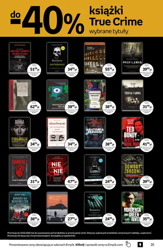 Empik - gazetka promocyjna Tom kultury: książki od środy 11.02 do wtorku 24.02 - strona 35