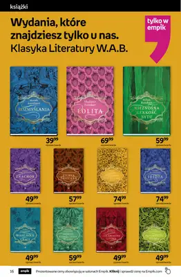 Empik - gazetka promocyjna Tom kultury: książki od środy 11.02 do wtorku 24.02 - strona 16