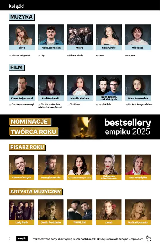 Empik - gazetka promocyjna Tom kultury: książki od środy 11.02 do wtorku 24.02 - strona 6