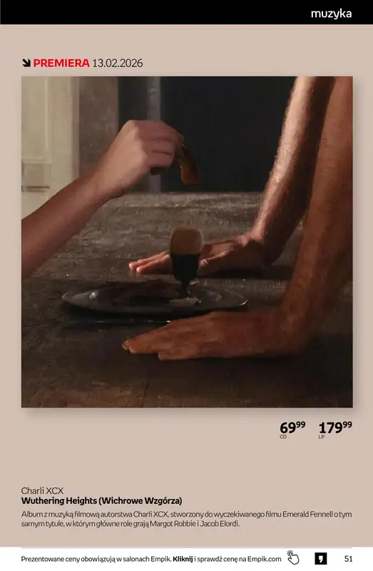 Empik - gazetka promocyjna Tom kultury: muzyka od środy 11.02 do wtorku 24.02 - strona 3