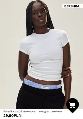 Bershka - gazetka promocyjna Damska odzież BASIC od środy 11.02  - strona 6