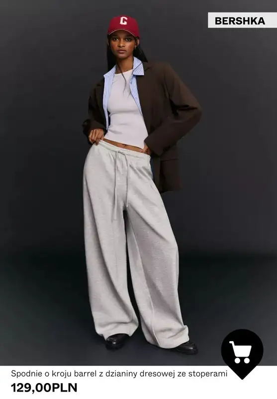 Bershka - gazetka promocyjna Damska odzież BASIC od środy 11.02  - strona 10