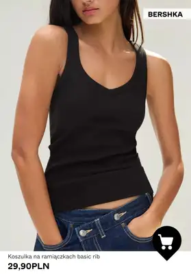 Bershka - gazetka promocyjna Damska odzież BASIC od środy 11.02  - strona 2