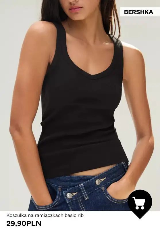 Bershka - gazetka promocyjna Damska odzież BASIC   - strona 2