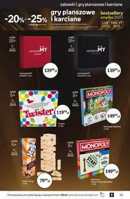BEST SALE - gazetka promocyjna Empik I Tom kultury: zabawki od środy 11.02 do wtorku 24.02 - strona 11
