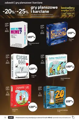 BEST SALE - gazetka promocyjna Empik I Tom kultury: zabawki od środy 11.02 do wtorku 24.02 - strona 14