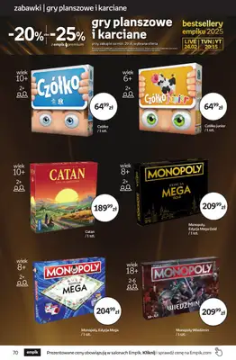 BEST SALE - gazetka promocyjna Empik I Tom kultury: zabawki od środy 11.02 do wtorku 24.02 - strona 12