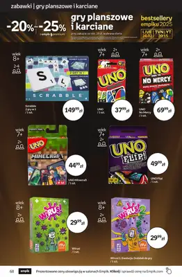 BEST SALE - gazetka promocyjna Empik I Tom kultury: zabawki od środy 11.02 do wtorku 24.02 - strona 10