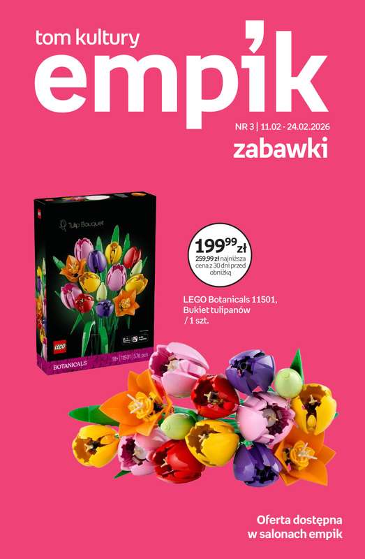 BEST SALE - gazetka promocyjna Empik I Tom kultury: zabawki od środy 11.02 do wtorku 24.02