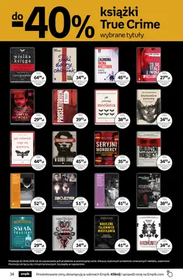 BEST SALE - gazetka promocyjna Empik I Tom kultury: książki od środy 11.02 do wtorku 24.02 - strona 34
