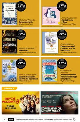 BEST SALE - gazetka promocyjna Empik I Tom kultury: książki od środy 11.02 do wtorku 24.02 - strona 8