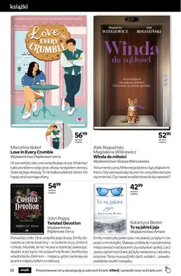 BEST SALE - gazetka promocyjna Empik I Tom kultury: książki od środy 11.02 do wtorku 24.02 - strona 18